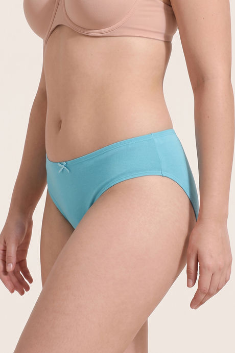 Zivame Anti-Microbial Low Rise Full Coverage Hipster Panty (Pack of 3) - Multicolor — image 9